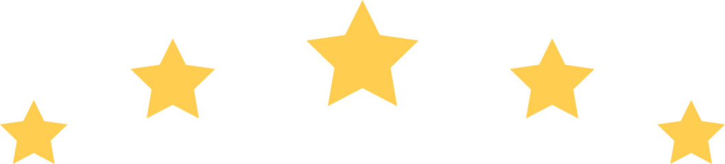 Obraz premium Vector illustration concept of golden stars isolated on white background