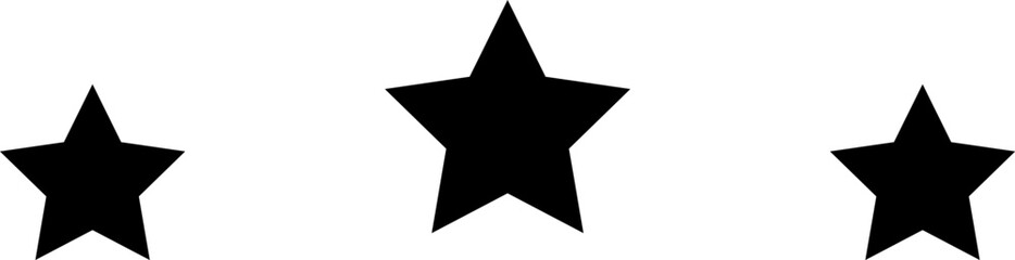 Vector illustration concept of golden stars isolated on white background