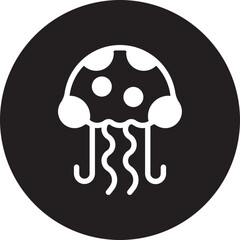 jellyfish glyph icon