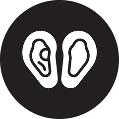 oyster glyph icon