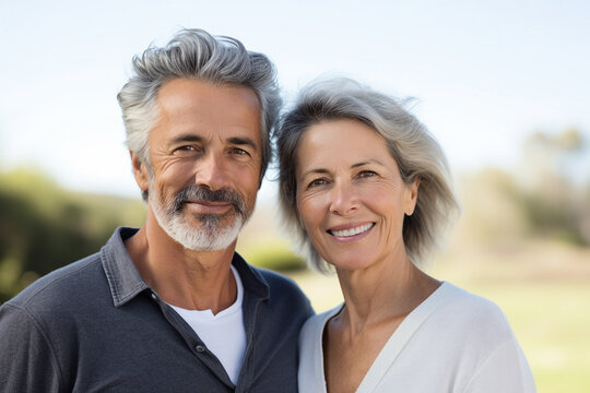 Generative AI photo of beautiful lovely cheerful couple photographing together isolated on grey background