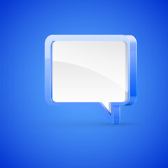 Fototapeta premium High detailed vector illustration of speech bubble concept