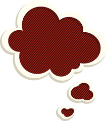 High detailed vector illustration of speech bubble concept