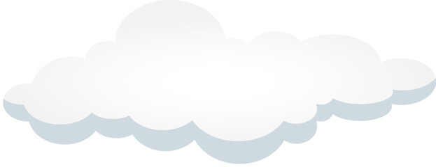 Fototapeta na wymiar Abstract vector background of white cloud in sky