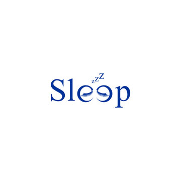 Sleep, typography, name, e, eye, sleeping, Logo Design, Brand Identity, flat icon, monogram, business, editable, eps, royalty free image, corporate brand, creative, icon