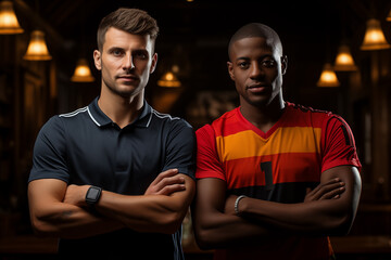 Portrait of men in a shirt on World Basketball Day