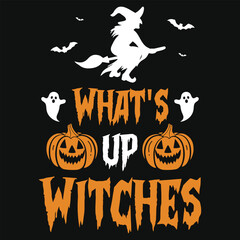 Best awesome happy Halloween day boo witches candy spooky typography or graphics tshirt design