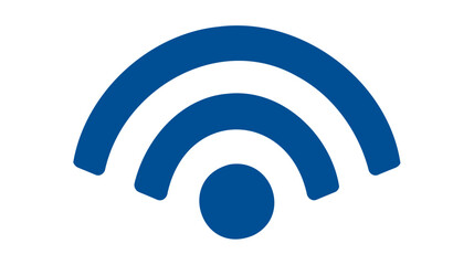 WIFI icon vector, wireless internet sign isolated on white background, flat style, vector illustration