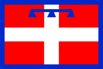 Obraz premium Flag of Piedmont