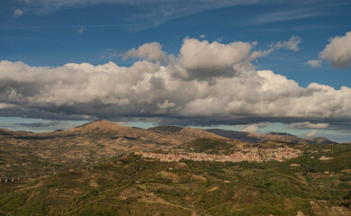 Agnone, Isernia, Molise. Autumn landscape.