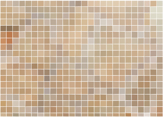 Fototapeta premium vector mosaic orange-brown won for kitchen tiles