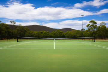 Serenity on the Tennis Court: Rural Retreat