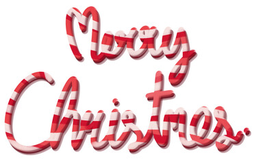 Merry Christmas text handwriting 