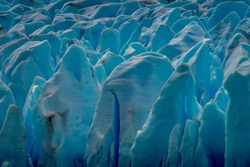Crédence de cuisine en verre imprimé Cuernos del Paine Grey glacier in Torres del Paine National Park, in Chilean Patagonia