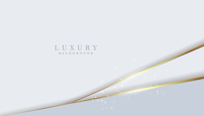 Elegant abstract background with shiny gold and silver lines