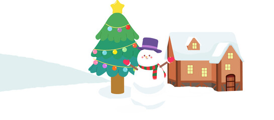 Naklejka premium Christmas event