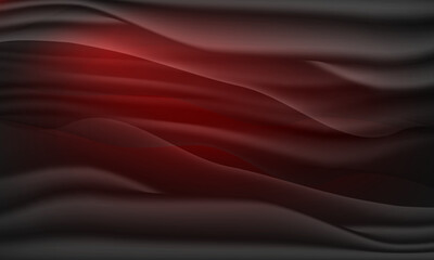 Dark red black abstract wave background
