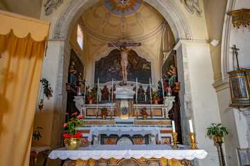 Agnone, Molise. Church of St. Emidio.