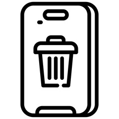 BIN,rubbish,delete,remove,interface,smartphone.svg