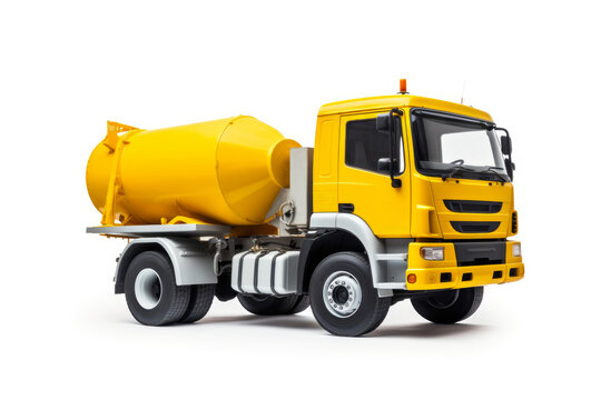 Industrial Concrete Mixer Isolated