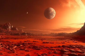 Rustic Martian Landscape