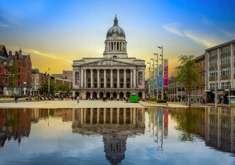 Nottingham Council House in England - 668774991