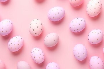 Fototapeta na wymiar Easter Egg Patterns in Soft Pastels