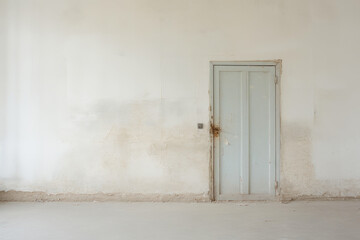 Solitude Beckons: A Vacant White Doorway