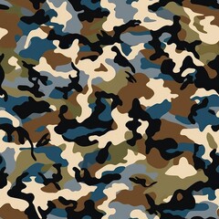 Hat Camo: Seamless & Tilable Pattern
