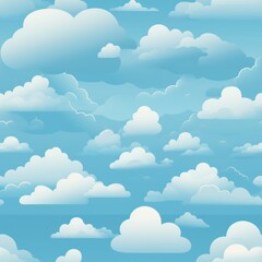 Seamless Cloud Texture: Ideal for App Backgrounds