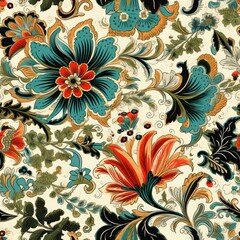 Seamless fabric texture for clothing patterns in tilable design.