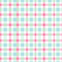 Seamless Gingham Pattern for Baby Clothes