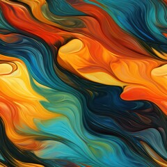 Obraz premium Create seamless tilable virtual art with the rich texture of oil paint.