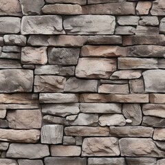 Seamless tileable pattern of stone texture for exterior walls.