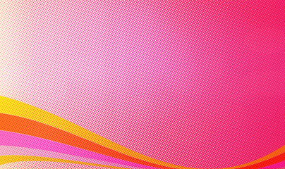 Pink gradient wave pattern background with copy space for text or image, Simple Design for your ideas, Best suitable for online Ads, poster, banner, sale, celebrations and various design works