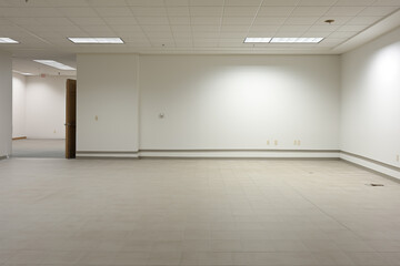 empty white room