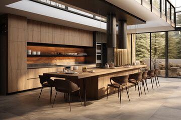 Fototapeta premium Modern kitchen interior