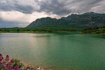 Castel San Vincenzo, Molise. The lake