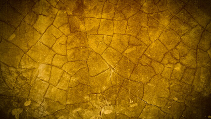Cracked cement uses a dark brown filter.