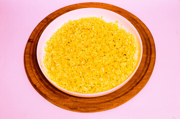 Mivin instant vermicelli on a plate