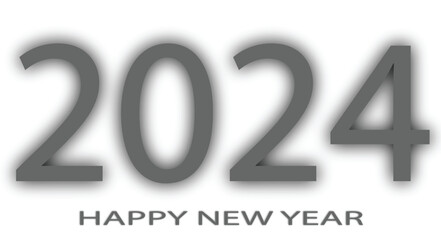 Happy new year 2024 banner designe .