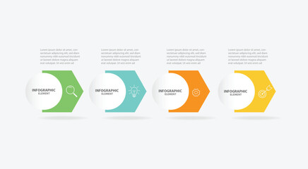 Infographic template vector illustration 