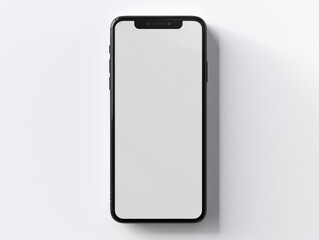 Minimalist Smartphone with Blank Screen