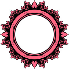 Frame with ornament