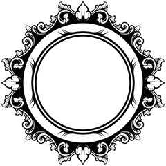 Frame with ornament