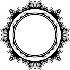 Frame with ornament