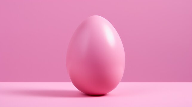 one pink egg.