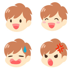 男の子顔アイコン