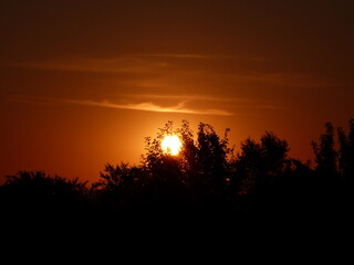 захід сонця