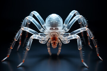 Arañas y tarántulas vistas por Rayos X - obrazy, fototapety, plakaty